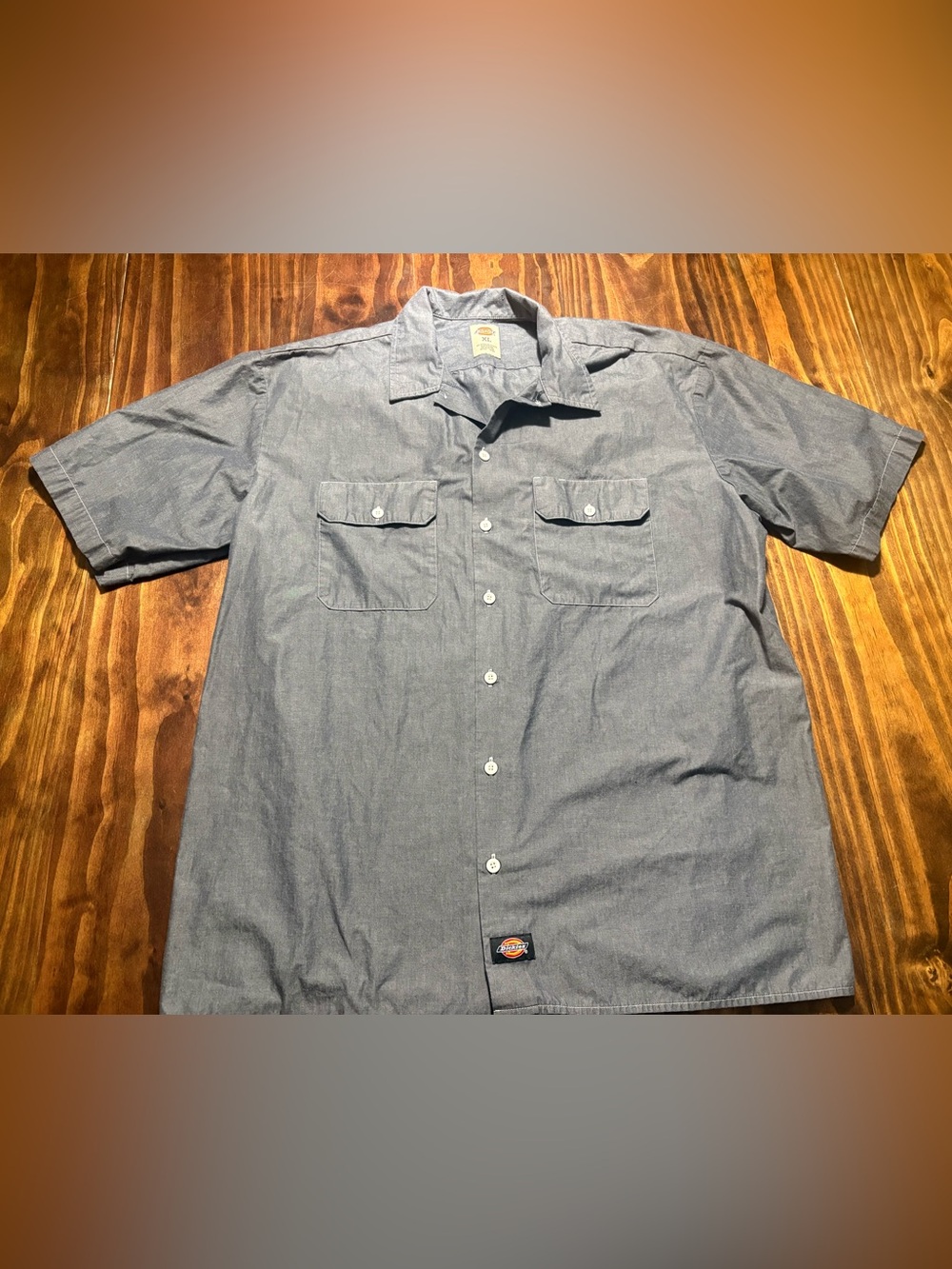 Dickies Men's Short Sleeve Work Shirt - Gray